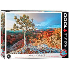 Puzle Eurographics, 6000-0692, Winter Sunrise, 1000 gab. cena un informācija | Puzles, 3D puzles | 220.lv