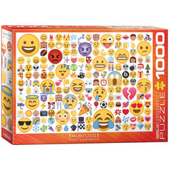 Puzle Eurographics, 6000-0816, Emojipuzzle, What`s your Mood?, 1000 gab. cena un informācija | Puzles, 3D puzles | 220.lv