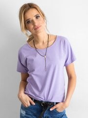 T-krekls sievietēm, violets cena un informācija | Blūzes, sieviešu krekli | 220.lv