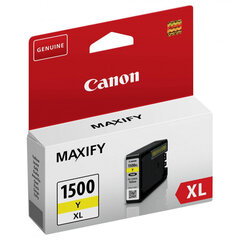 Oriģinālā tinte Canon PGI-1500xl Yellow 1000 lk cena un informācija | Tintes kārtridži | 220.lv