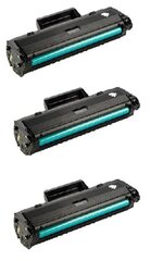 Аналоговый тонер HP 106A (W1106A) 3-Pack (Kiibiga) цена и информация | Картриджи для струйных принтеров | 220.lv