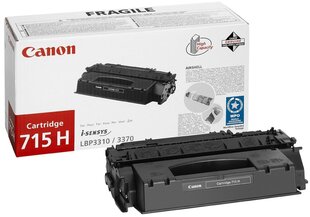 Оригинальный тонер Canon 715H (1976B002AA) Black 7000 lk цена и информация | Картриджи для лазерных принтеров | 220.lv