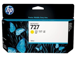 HP Ink No.727 Yellow (F9J78A) цена и информация | Картриджи для струйных принтеров | 220.lv