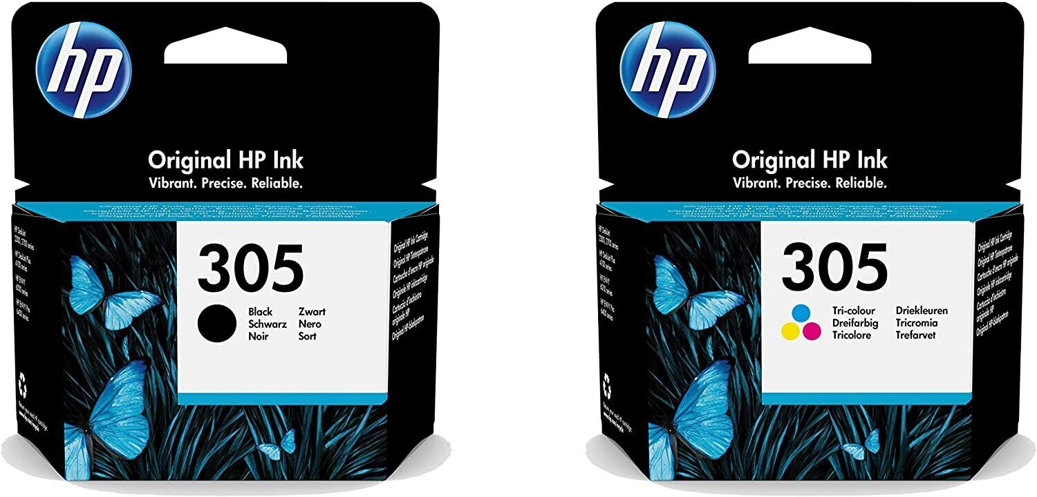 Oriģinālais tintes komplekts HP 305 Black + HP 305 TriColor цена и информация | Tintes kārtridži | 220.lv