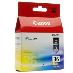 Originaal Canon CLI-36 Tri-Color , 12ml цена и информация | Картриджи для струйных принтеров | 220.lv