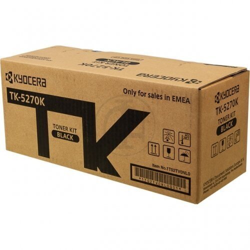 Kyocera Toner TK-5270K Toner-Kit Black (1T02TV0NL0) cena un informācija | Tintes kārtridži | 220.lv