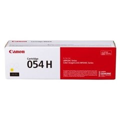 Оригинальный тонер Canon 054H (3025C002) Yellow 2.300 lk цена и информация | Картриджи для лазерных принтеров | 220.lv