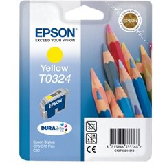 Epson (C13T03244010) pasibaigęs galiojimas, Yellow kasetė цена и информация | Картриджи для струйных принтеров | 220.lv