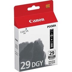 Canon Ink PGI-29 Dark Grey (4870B001) цена и информация | Картриджи для струйных принтеров | 220.lv