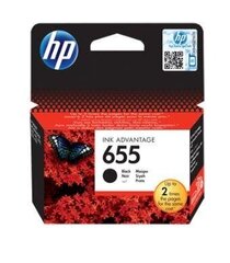 HP Ink No.655 Black (CZ109AE) цена и информация | Картриджи для струйных принтеров | 220.lv