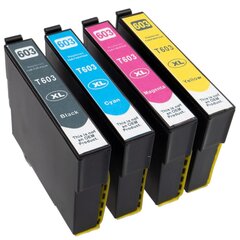 Analogās tintes komplekts Epson 603XL (BK/C/M/Y) cena un informācija | Tintes kārtridži | 220.lv