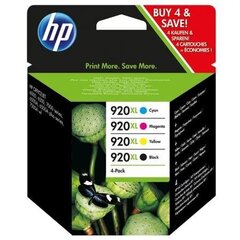 HP Ink No.920 XL Multipack (C2N92AE) цена и информация | Картриджи для струйных принтеров | 220.lv