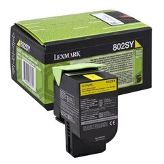 Lexmark Cartridge 802SY0 Yellow (80C2SY0) цена и информация | Картриджи для струйных принтеров | 220.lv