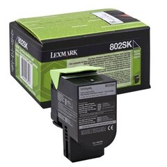 Lexmark Cartridge 802SK0 Black (80C2SK0) cena un informācija | Tintes kārtridži | 220.lv