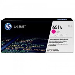 HP Cartridge No.651A Magenta (CE343A) цена и информация | Картриджи для струйных принтеров | 220.lv