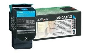 Lexmark Cartridge Cyan (C540A1CG) Return цена и информация | Картриджи для лазерных принтеров | 220.lv