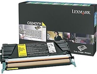 Lexmark Cartridge Yellow 5k (C5240YH) cena un informācija | Tintes kārtridži | 220.lv