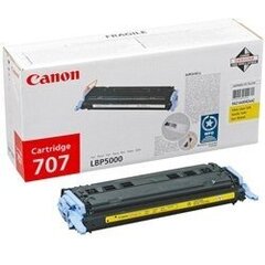 Canon Cartridge 707 Yellow (9421A004) cena un informācija | Kārtridži lāzerprinteriem | 220.lv