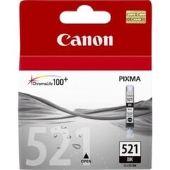 Canon Ink CLI-521 Black (2933B001) цена и информация | Картриджи для струйных принтеров | 220.lv