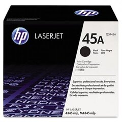 HP Cartridge No.45A Black (Q5945A) cena un informācija | Kārtridži lāzerprinteriem | 220.lv