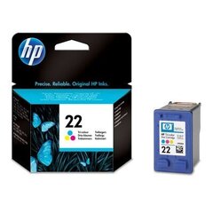 HP Ink No.22 Tri-Color (C9352AE) cena un informācija | Tintes kārtridži | 220.lv