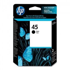 HP Ink No.45 Black (51645AE) cena un informācija | Tintes kārtridži | 220.lv