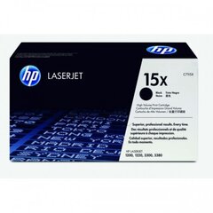 HP Cartridge No.15X Black (C7115X) цена и информация | Картриджи для струйных принтеров | 220.lv