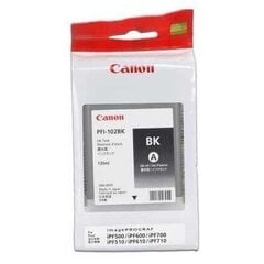 Canon Ink PFI-102 Black (0895B001) цена и информация | Картриджи для струйных принтеров | 220.lv