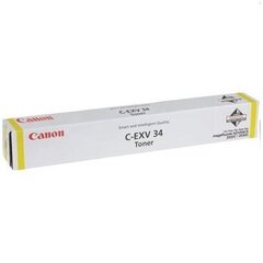 Oriģināls toneris Canon C-EXV34 / EXV 34 (3785B002AA) Yellow 19.000 lk cena un informācija | Kārtridži lāzerprinteriem | 220.lv