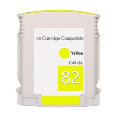 Аналоговые чернила HP 82 (C4913A) Yellow 1.430 lk цена и информация | Картриджи для струйных принтеров | 220.lv