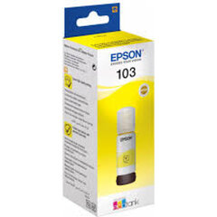Oiginaal TINT Epson EcoTank 103 (C13T00S44A) Yellow 7.500 lk (65ml) цена и информация | Картриджи для струйных принтеров | 220.lv