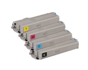Комплект аналоговых тонеров OKI 46490605/6/7/8 (C500 Series) цена и информация | Картриджи для лазерных принтеров | 220.lv