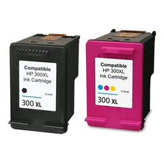 Analogās tintes komplekts HP 300XL Black + HP 300XL Trilocor cena un informācija | Tintes kārtridži | 220.lv