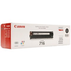 Oriģināls toneris Canon 716 Black 2300 lk cena un informācija | Kārtridži lāzerprinteriem | 220.lv