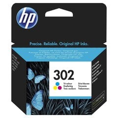 Oriģinālā tinte HP 302 (F6U65AE) Color 165 lk cena un informācija | Tintes kārtridži | 220.lv