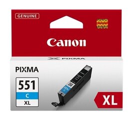 Oriģinālā tinte Canon CLI-551XL Cyan 11ml cena un informācija | Tintes kārtridži | 220.lv