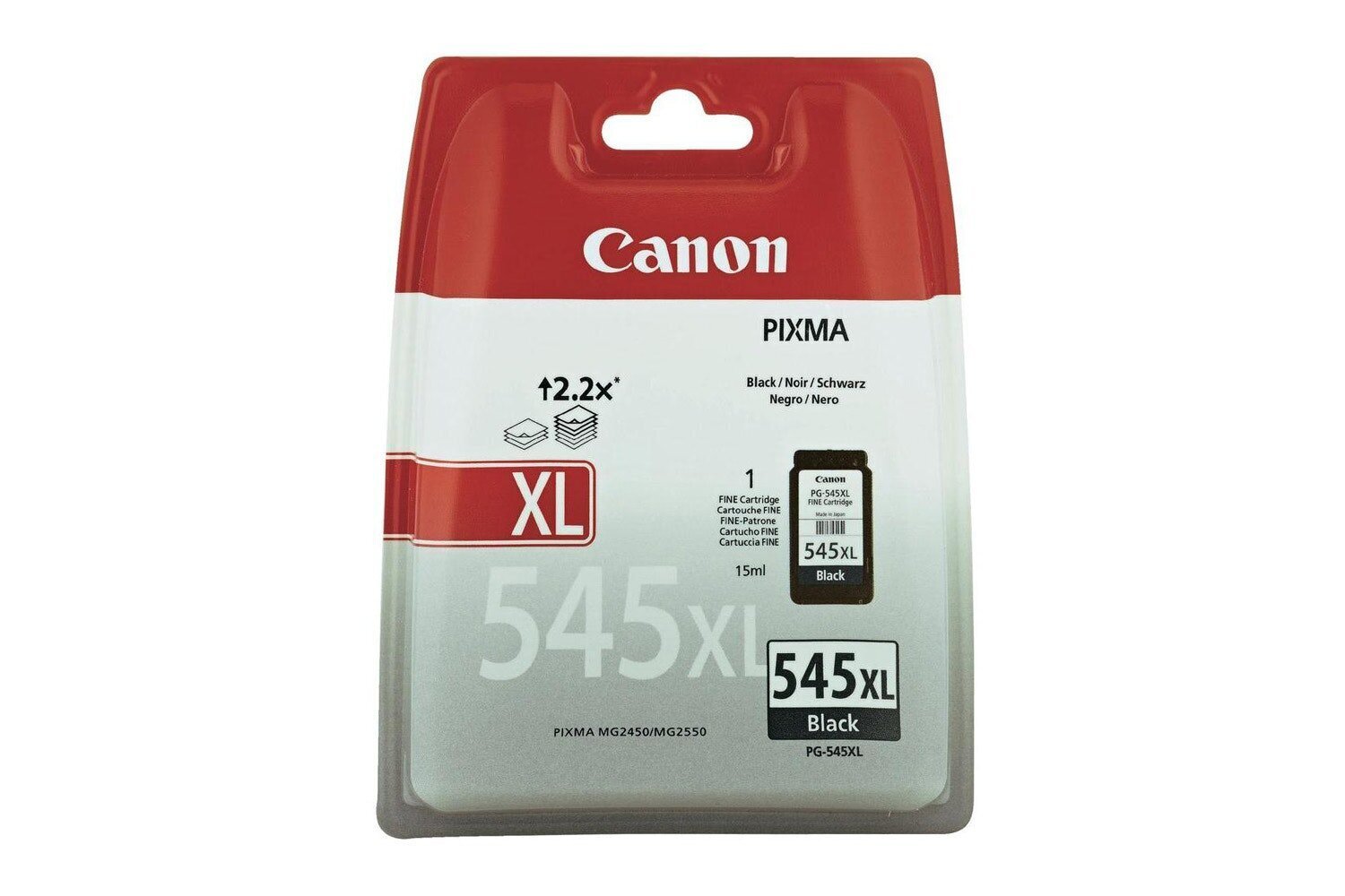 Oriģinālā tinte Canon PG-545XL Black 400 lk (15ml) cena un informācija | Tintes kārtridži | 220.lv