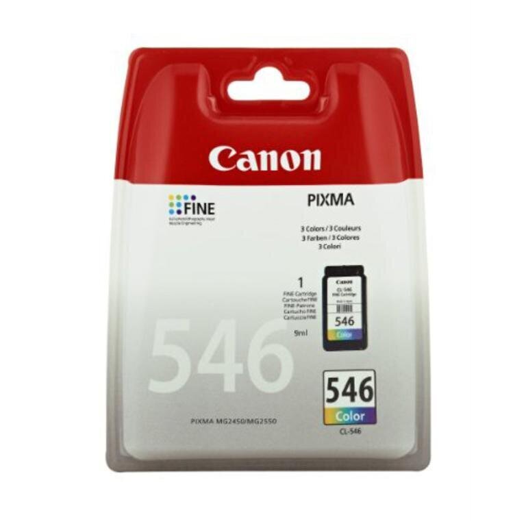 Oriģinālā tinte Canon CL-546XL Colour 300 lk (13ml) cena un informācija | Tintes kārtridži | 220.lv
