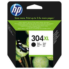 Оригинальные чернила HP 304XL (N9K08AE) Black 300 lk (5.5ml) цена и информация | Картриджи для струйных принтеров | 220.lv