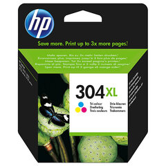 Oriģinālā tinte HP 304XL (N9K07AE) Tri-Color 300 lk (7ml) cena un informācija | Tintes kārtridži | 220.lv