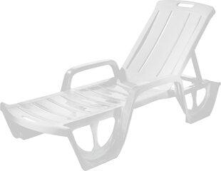 Sauļošanās krēsls Florida, balts cena un informācija | Sauļošanās krēsli | 220.lv