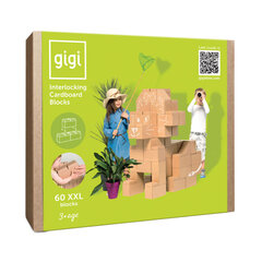 Milzīgi kartona kluči GIGI Bloks G2, 60XXL gab. цена и информация | Конструкторы и кубики | 220.lv