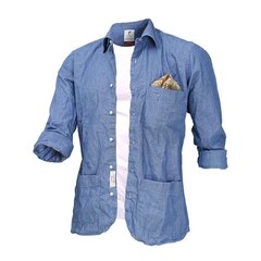 Мужская рубашка Optimist, голубой, S310229860 цена и информация | Мужские рубашки | 220.lv