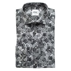 Vīriešu krekls 21OS, balts / melns (Regular), VOS0059000 cena un informācija | Vīriešu krekli | 220.lv