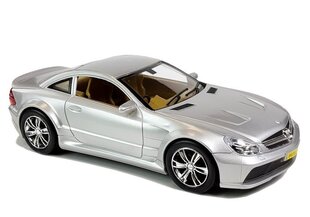 Sacīkšu automobilis, 1:18 cm, sudrabains цена и информация | Игрушки для мальчиков | 220.lv