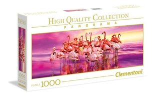 Puzle Clementoni "Flamingo deja", 1000 d. cena un informācija | Puzles, 3D puzles | 220.lv