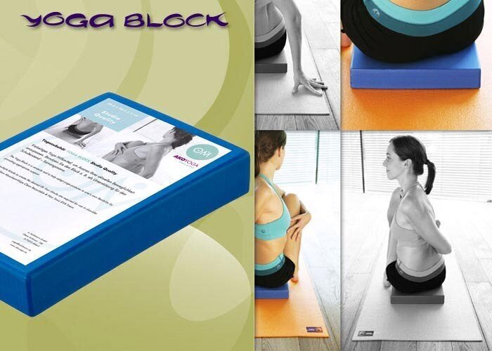 Jogas bloks-ķieģelis OM Ako Yoga, zils cena un informācija | Jogas preces | 220.lv