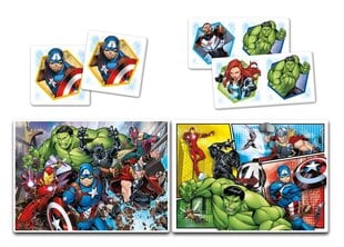 Clementoni supercolor пазл + домино The Avengers 2х30 шт цена и информация | Пазлы | 220.lv