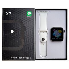 Viedpulkstenis oprit x7 Android Ios, balts cena un informācija | Viedpulksteņi (smartwatch) | 220.lv