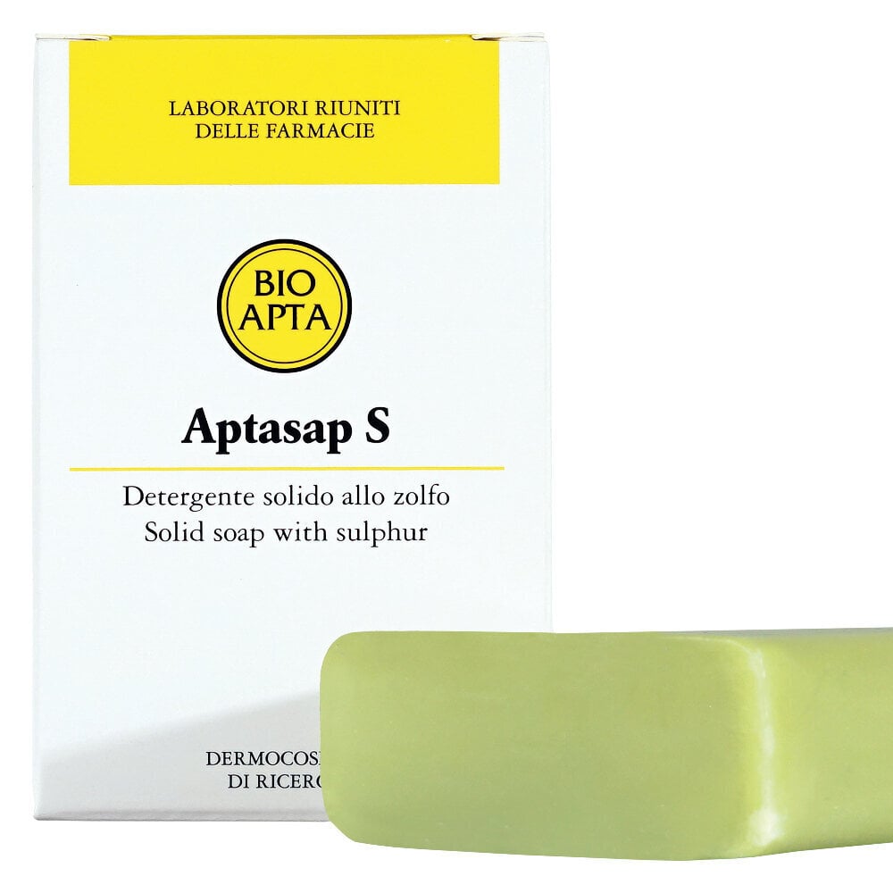Attīrošas ziepes ar sēru sejas ādai, BIOAPTA APTASAP S, 100 g цена и информация | Sejas ādas kopšana | 220.lv